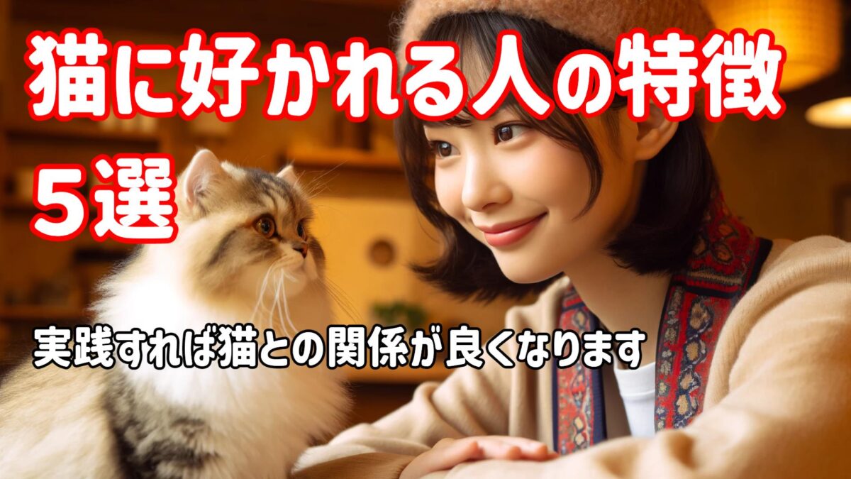 猫に好かれる人の特徴