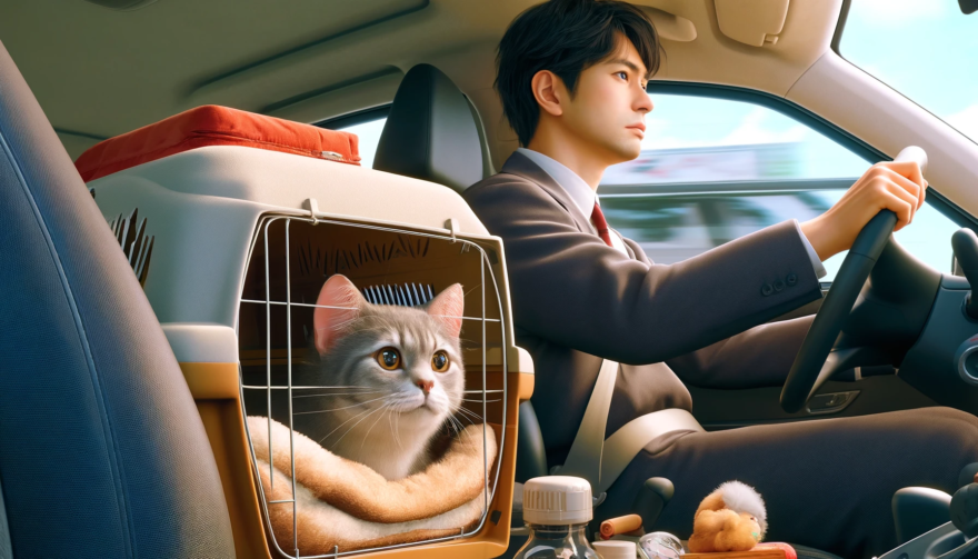 猫の車酔い