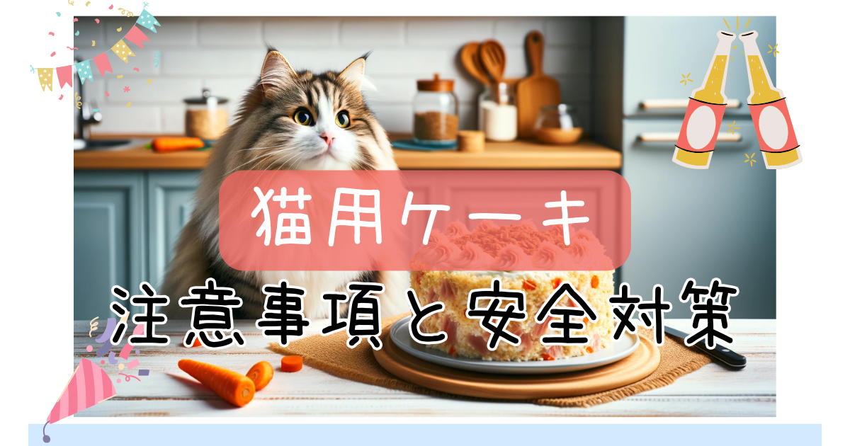 猫用ケーキ、注意事項と安全対策