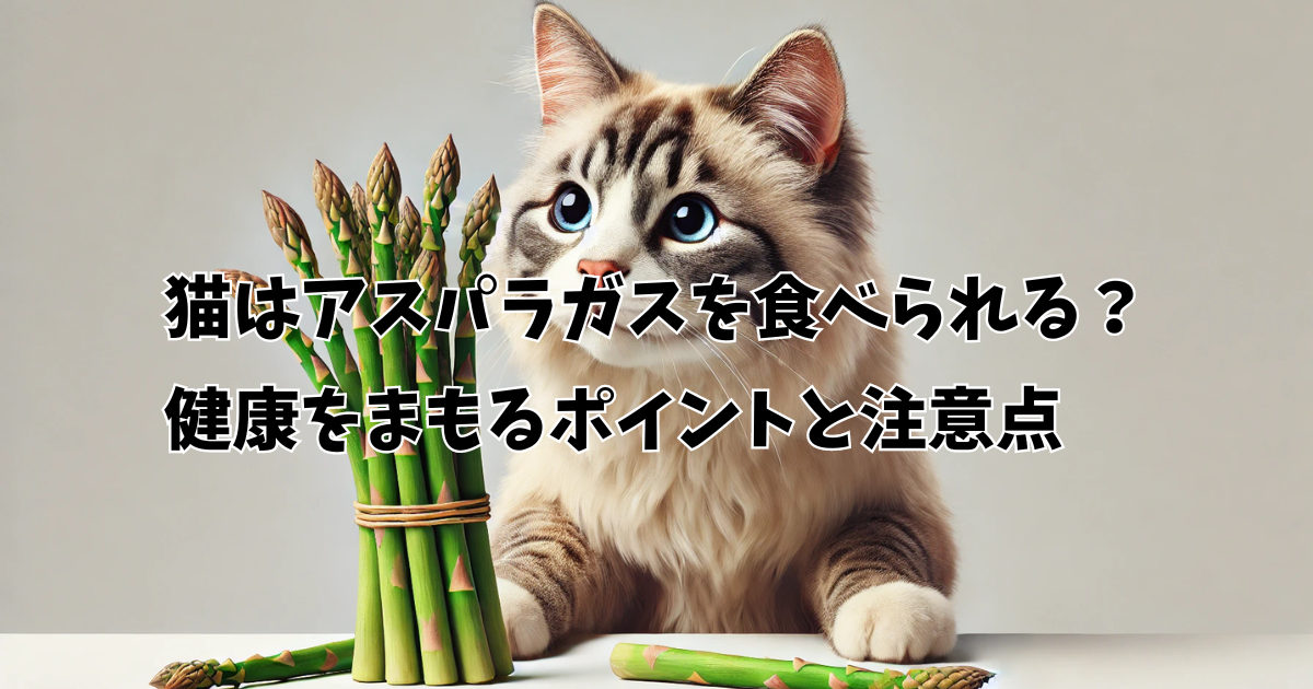 猫はアスパラガスを食べられる？