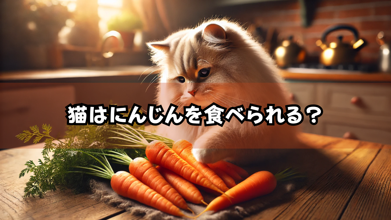 猫はニンジンを食べられる？