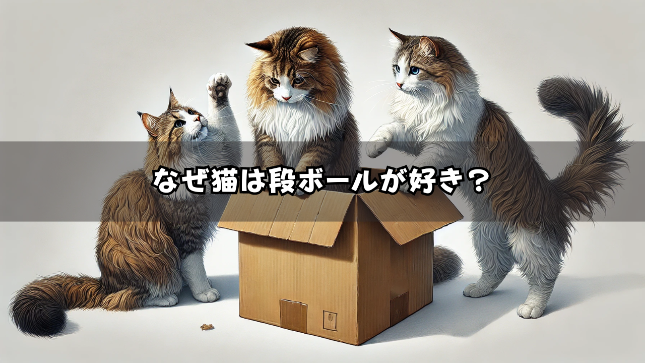 なぜ猫は段ボールが好きなのか？