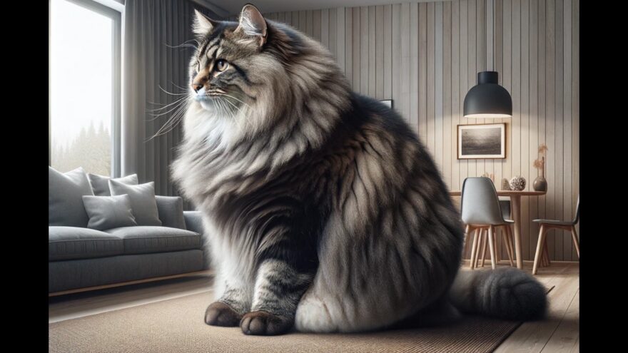 体が大きい猫